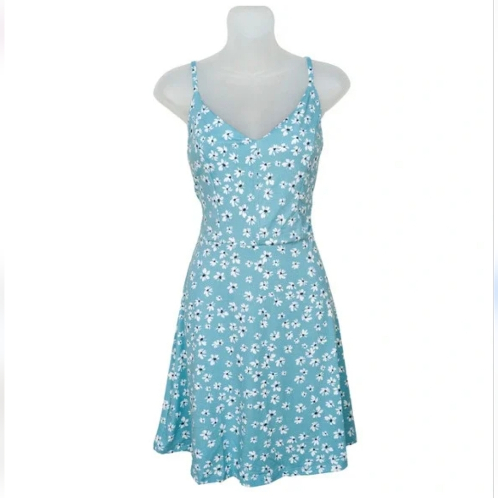 MARKET & SPRUCE Stitch Fix Lt Blue Alisha Above Knee Knit Dress Women's …